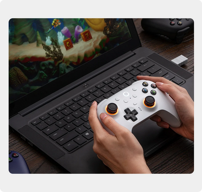 Controle 8BitDo Ultimate 2 Sem Fio – Alta Precisão com Joysticks TMR para PC e Android