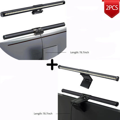 Luminária LED RGB para Monitor 44cm – Iluminação Confortável para Estudo, Trabalho e Games