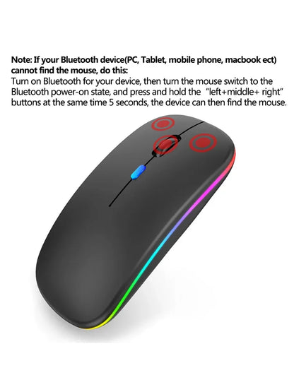 Mouse Bluetooth silencioso Marcaron, mouse universal.