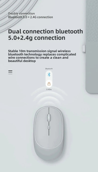 Mouse sem fio, Clean, para laptop, tablet, PC e Macbook.