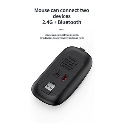 Conjunto de teclado e mouse Bluetooth recarregável