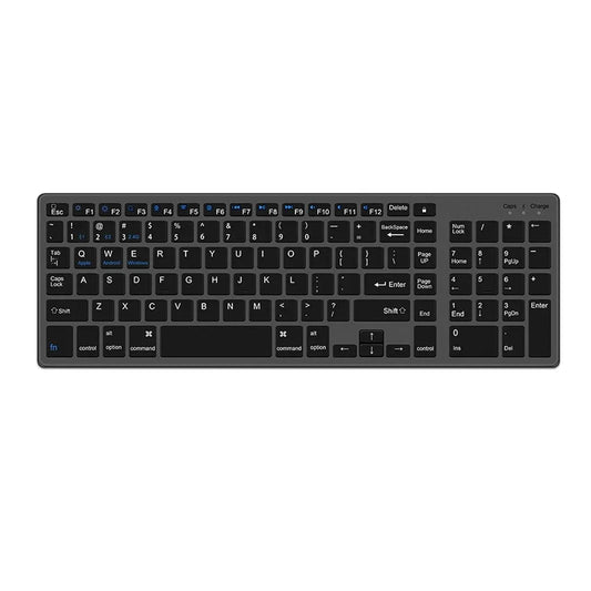 Teclado sem fio, 2.4G e Bluetooth 5.0