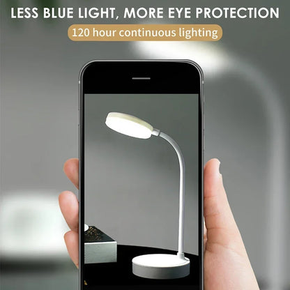 Luminária de mesa LED flexível com regulador de intensidade de 3 níveis