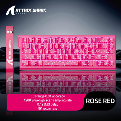 Teclado Gamer Attack Shark X68HE – Switch Magnético com Rapid Trigger e Alta Performance