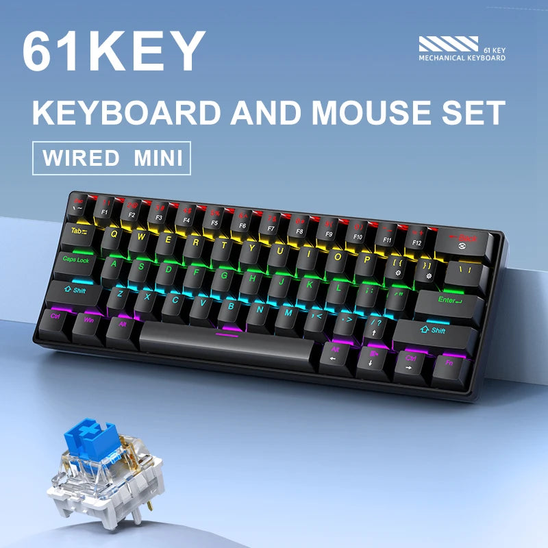 APAYADO K61 Mini Mechanical Keyboard