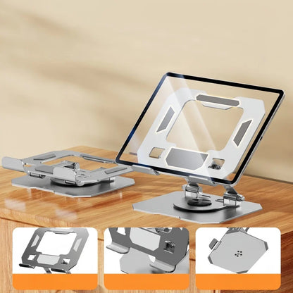 Suporte de mesa dobrável e giratório de 360°