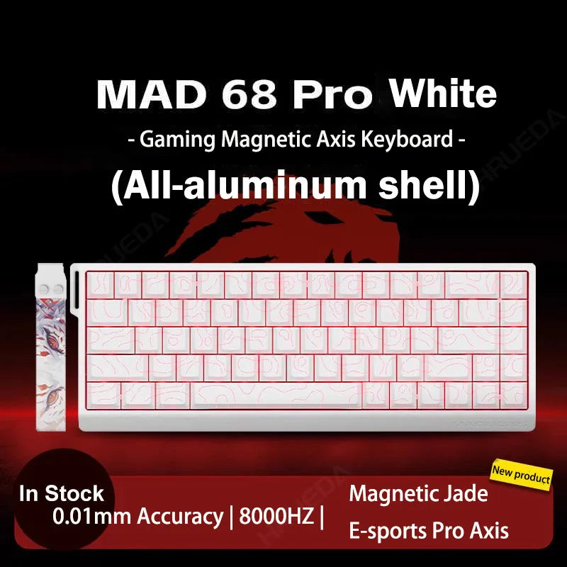 Teclado Gamer MADLIONS MAD 60/68HE – Switch Magnético, 8K Hz, Hot Swap e Ultra Responsivo