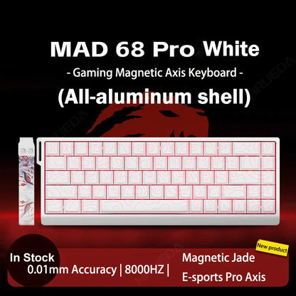 Teclado Gamer MADLIONS MAD 60/68HE – Switch Magnético, 8K Hz, Hot Swap e Ultra Responsivo