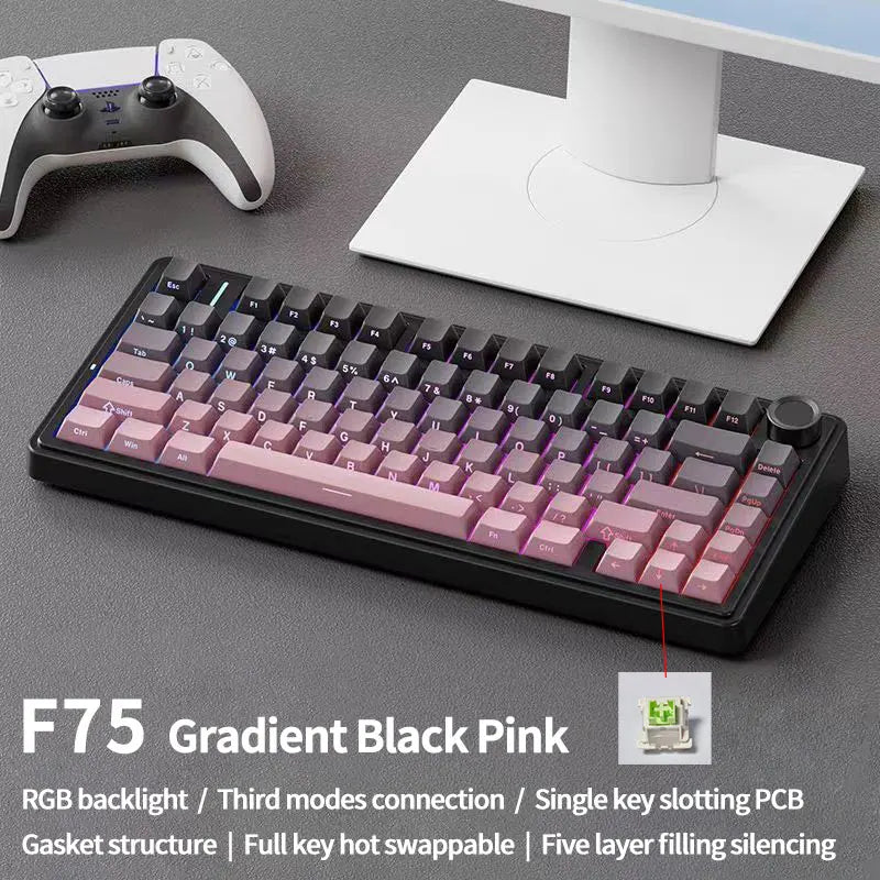 AULA F75, Teclado mecânico 75%