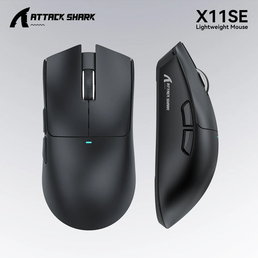 Mouse Gamer Attack Shark X11 – 3 Modos, 22.000 DPI e Alta Precisão para PC