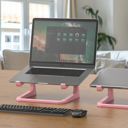 Suporte ergonômico para laptop com suporte para teclado