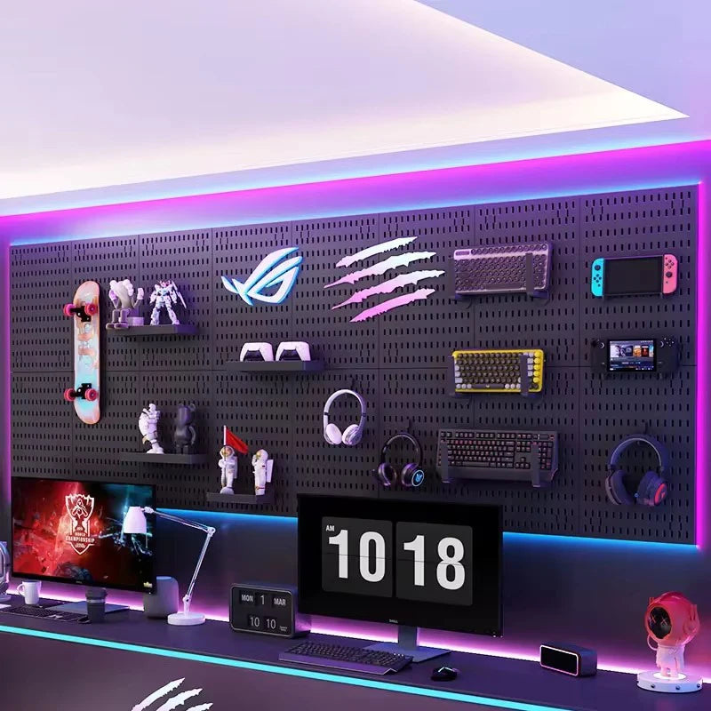 PEGBOARD - Organizador Inteligente de Parede – Sem Furos