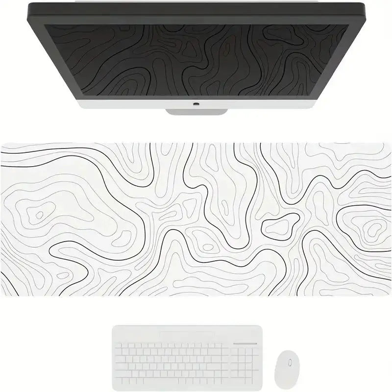 Mousepad Gamer Grande – Superfície Estendida com Base Antiderrapante e Alta Precisão