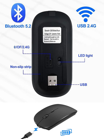 Mouse Bluetooth silencioso Marcaron, mouse universal.