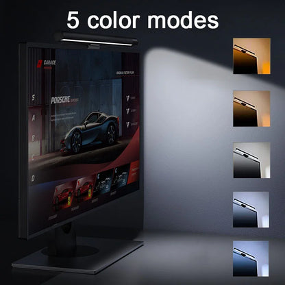 Luminária LED RGB para Monitor 44cm – Iluminação Confortável para Estudo, Trabalho e Games