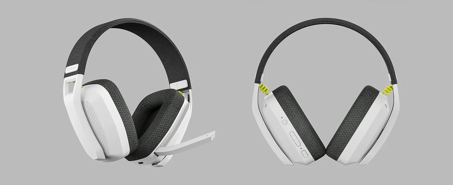 Headset Gamer Bluetooth BINNUNE BW06 com Microfone — PS5, PS4, PC, Mac — Sem Fio 2.4GHz