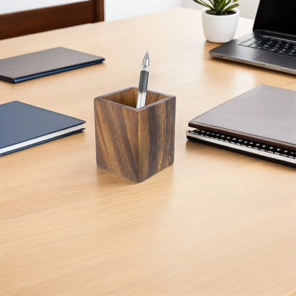 Organizador de mesa em madeira