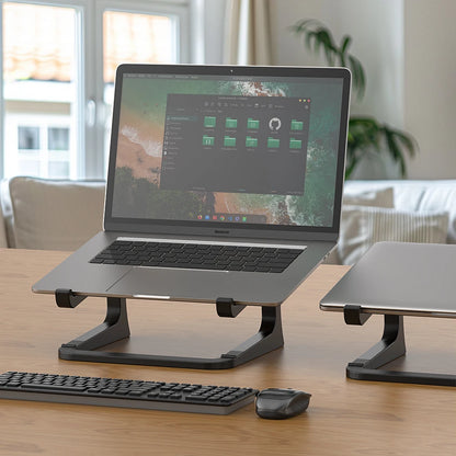 Suporte ergonômico para laptop com suporte para teclado