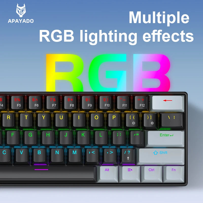 APAYADO K61 Mini Mechanical Keyboard