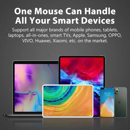 Mouse sem fio, Clean, para laptop, tablet, PC e Macbook.