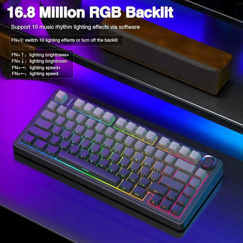 AULA F75, Teclado mecânico 75%