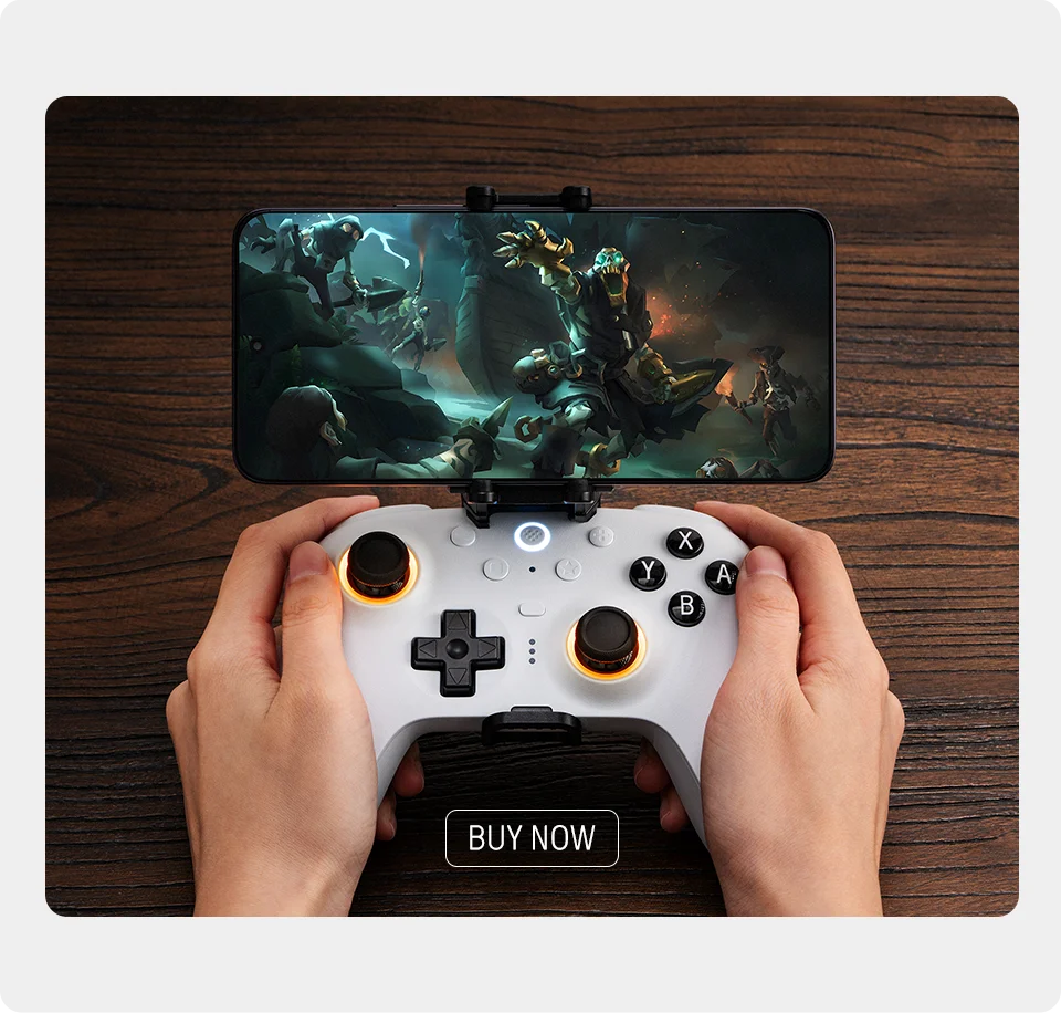 Controle 8BitDo Ultimate 2 Sem Fio – Alta Precisão com Joysticks TMR para PC e Android