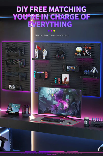 PEGBOARD - Organizador Inteligente de Parede – Sem Furos
