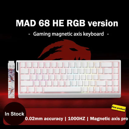 Teclado Gamer MADLIONS MAD 60/68HE – Switch Magnético, 8K Hz, Hot Swap e Ultra Responsivo
