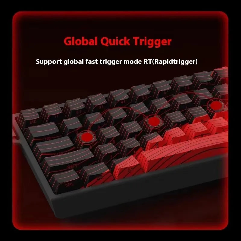Teclado Gamer MADLIONS MAD 60/68HE – Switch Magnético, 8K Hz, Hot Swap e Ultra Responsivo