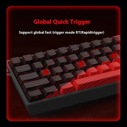 Teclado Gamer MADLIONS MAD 60/68HE – Switch Magnético, 8K Hz, Hot Swap e Ultra Responsivo