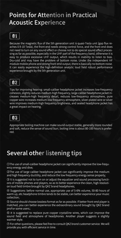 QKZ AK3 FiLe Wired Earphone with Microphone HiFi Music Monitor Bass Headphones Noise Cancelling Headset For Sport Gaming Earbuds