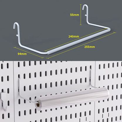 PEGBOARD - Organizador Inteligente de Parede – Sem Furos