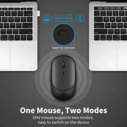 Mouse sem fio, Clean, para laptop, tablet, PC e Macbook.