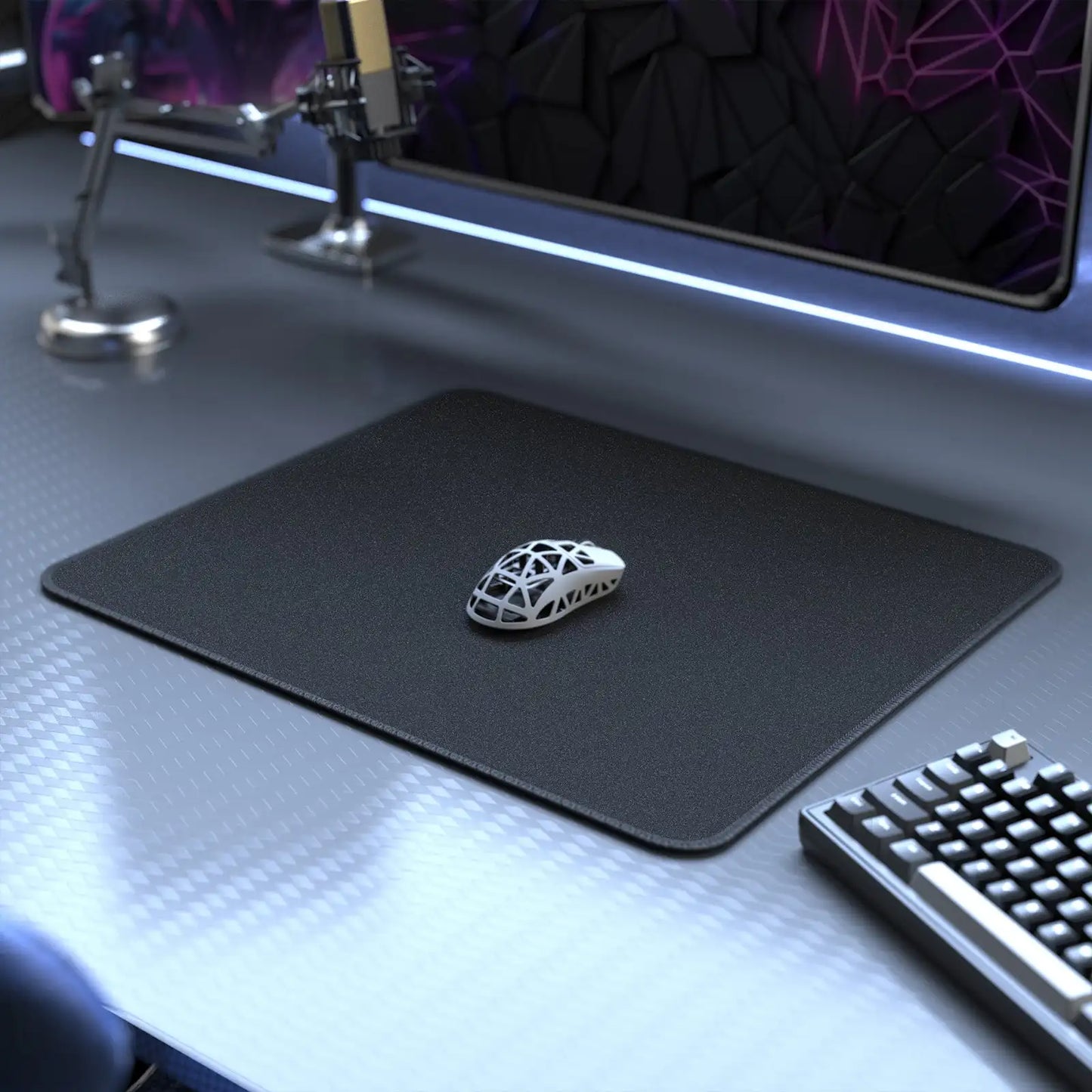 Mousepad Gamer Attack Shark XL – Alta Precisão com Base Antiderrapante e Bordas Reforçadas