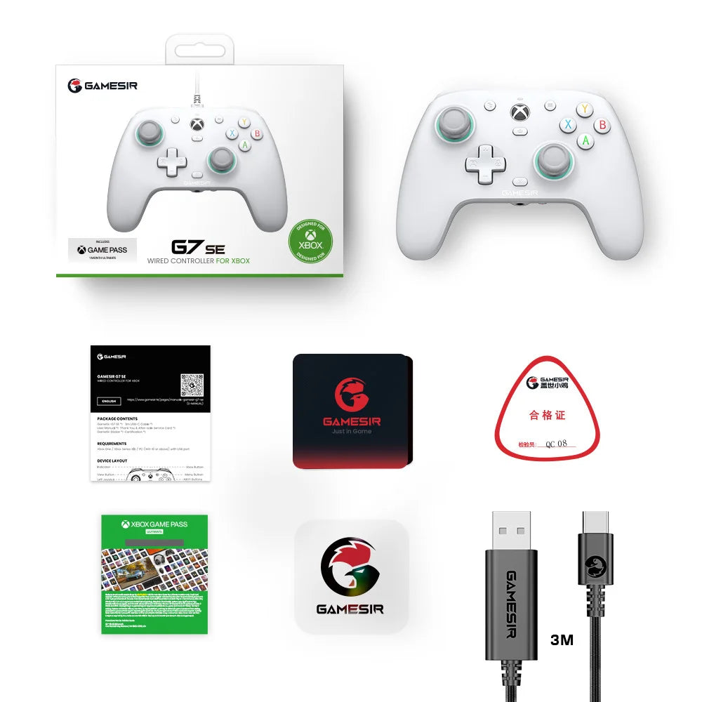 Controle GameSir G7 SE para Xbox e PC – Alta Precisão com Joystick ALPS