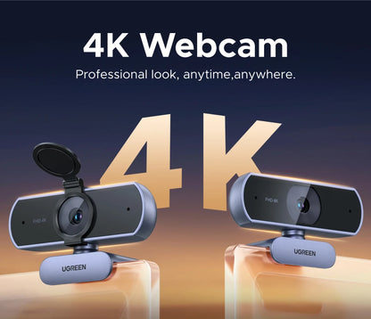Webcam 4K FHD 1080P de 8MP para PC