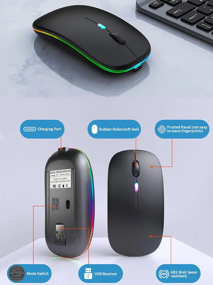 Mouse Bluetooth silencioso Marcaron, mouse universal.