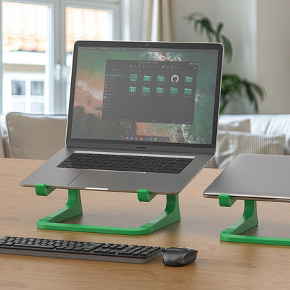 Suporte ergonômico para laptop com suporte para teclado
